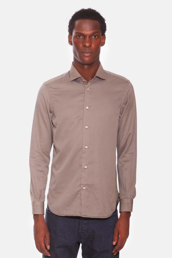  볼리올리 긴팔 셔츠 Boglioli 가먼트 다이드 텐셀  토프