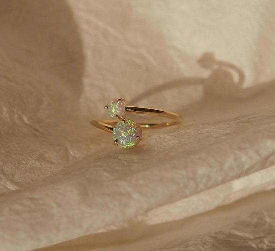  Fade to Black 반지 페이드 투 블랙 블루/루프 링 No. 1