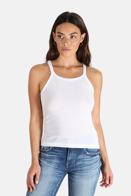  리던 민소매 티셔츠 리/던 리브 탱크 옵틱 화이트