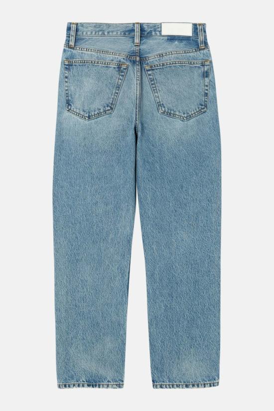  리던 데님 팬츠 Re/Done 70년대 스토브 파이프 진 페이버릿 블루 - RE/DONE