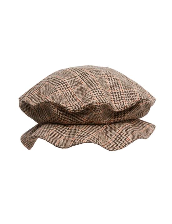  클라이드 버킷햇 로맨틱스 햇 브라운 타탄 - CLYDE