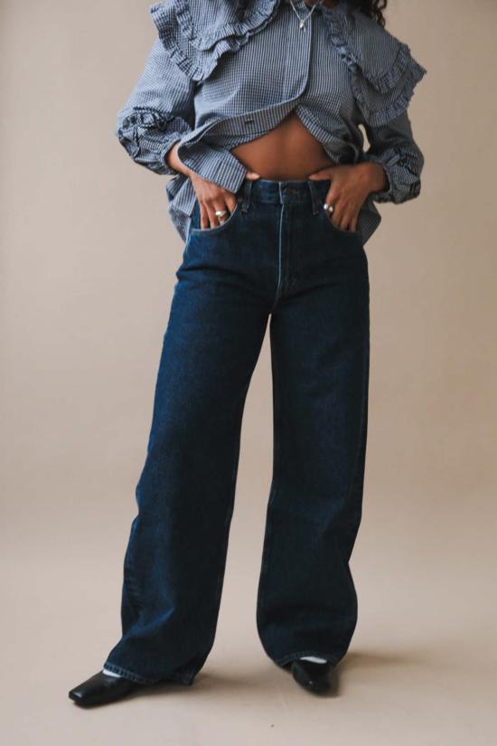  에이골디 데님 팬츠 아골드 로우커브 진펜듈럼 - AGOLDE