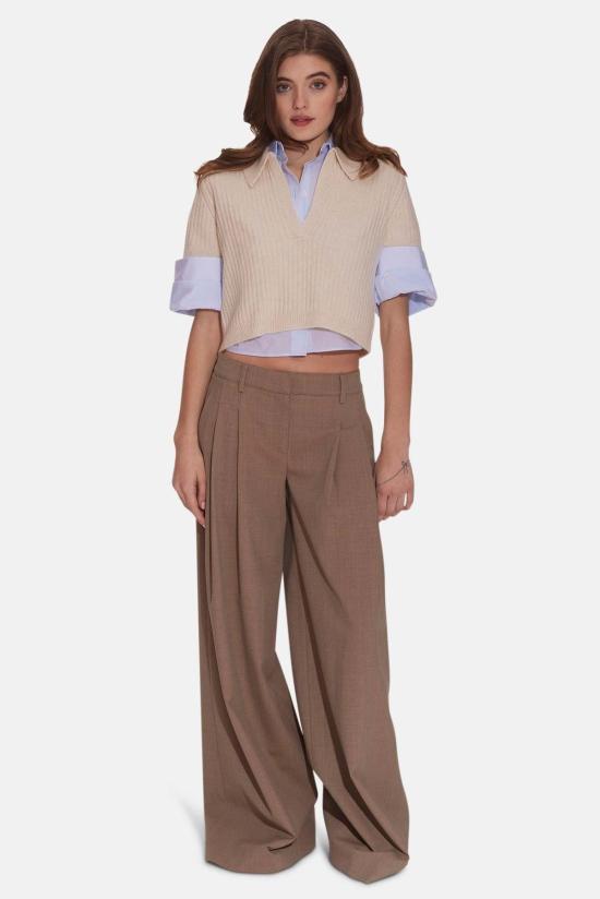  더 타일 클럽 반팔 티셔츠 타일 클럽 패러 반팔 폴로 베이지 - THE TILE CLUB