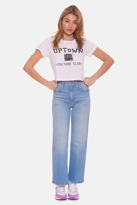  블루&크림 반팔 티셔츠 T52335 WHITE - BLUE&CREAM