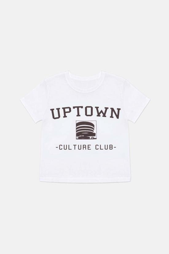  블루&크림 반팔 티셔츠 T52335 WHITE