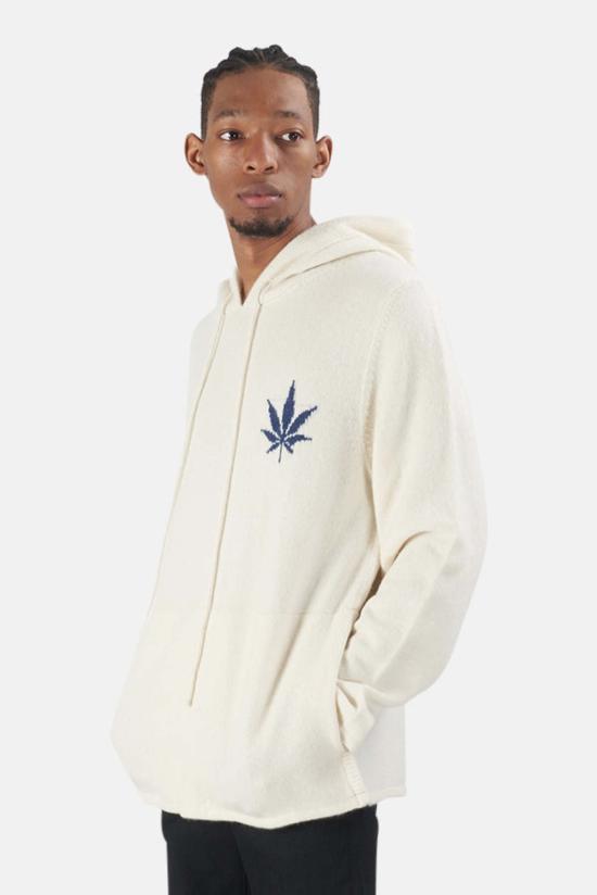  Harden 후드 티셔츠 하든 리프 캐시미어 후드 크림/네이비 - OTHER BRANDS