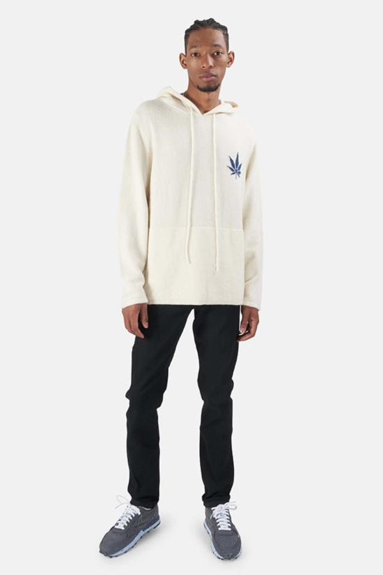  Harden 후드 티셔츠 하든 리프 캐시미어 후드 크림/네이비 - OTHER BRANDS