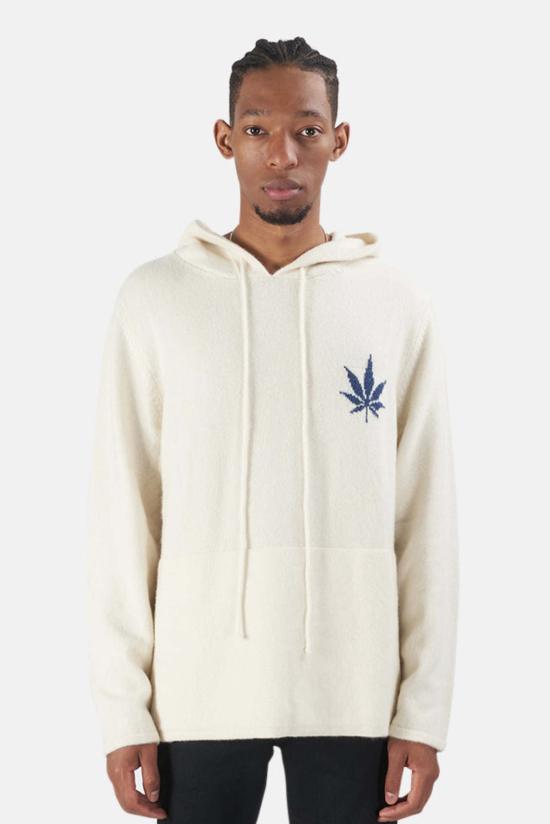  Harden 후드 티셔츠 하든 리프 캐시미어 후드 크림/네이비