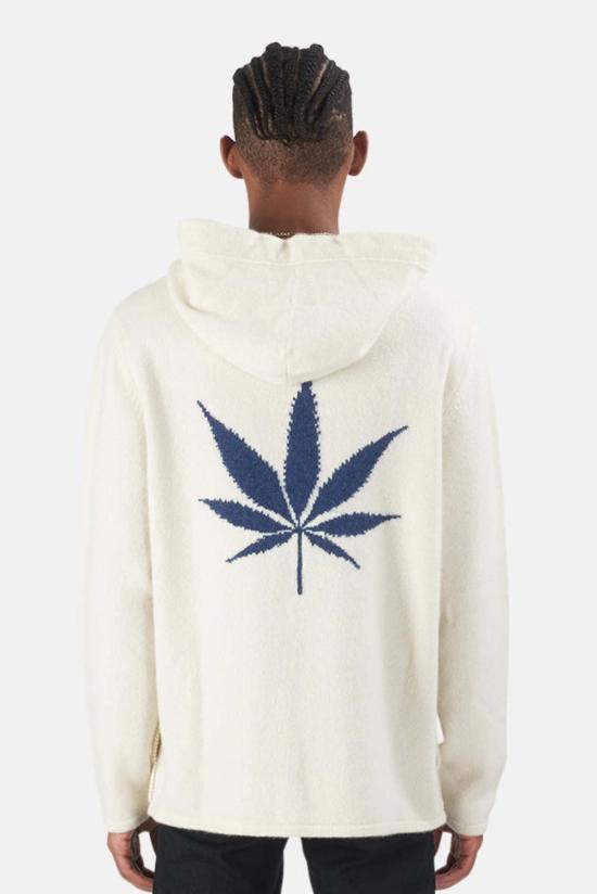  Harden 후드 티셔츠 하든 리프 캐시미어 후드 크림/네이비 - OTHER BRANDS