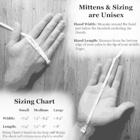  Astis 장갑 롱 커프 스웨이드 미튼 디케이터 - OTHER BRANDS