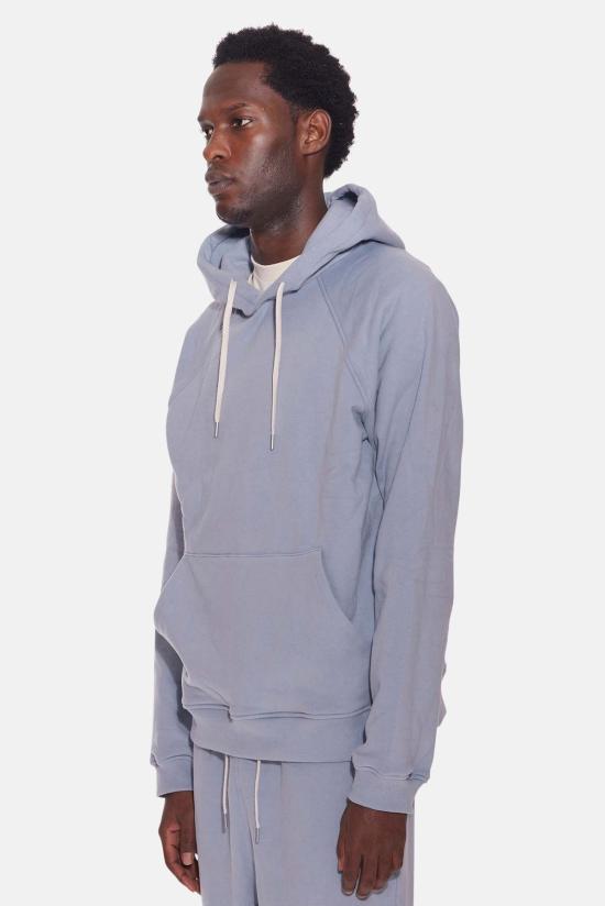  Blue&Cream 후드 티셔츠 블루&크림 록키 헤비 후디 파티나 블루 - BLUE&CREAM