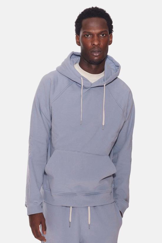  Blue&Cream 후드 티셔츠 블루&크림 록키 헤비 후디 파티나 블루