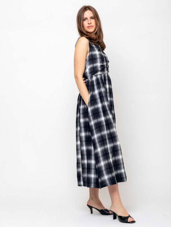  미아이 컬렉션즈 롱 원피스 미이 컬렉션 일라나 드레스 다크 - MII COLLECTIONS