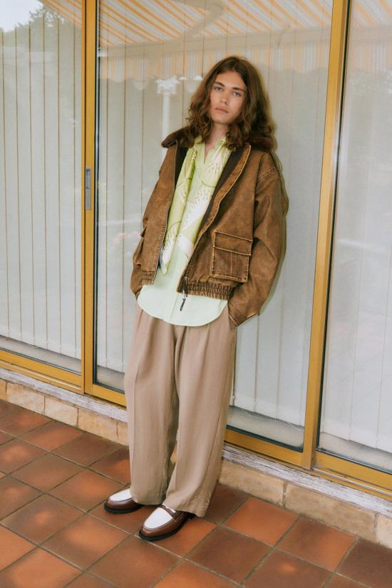  하우스오브써니 스트레이트 팬츠 하우스 오브 서니 아말피 팬츠 카라멜 - HOUSE OF SUNNY