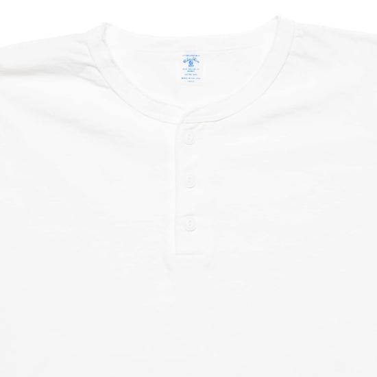  Velva Sheen 반팔 티셔츠 벨바 신 반팔 헨리 화이트 - VELVA SHEEN