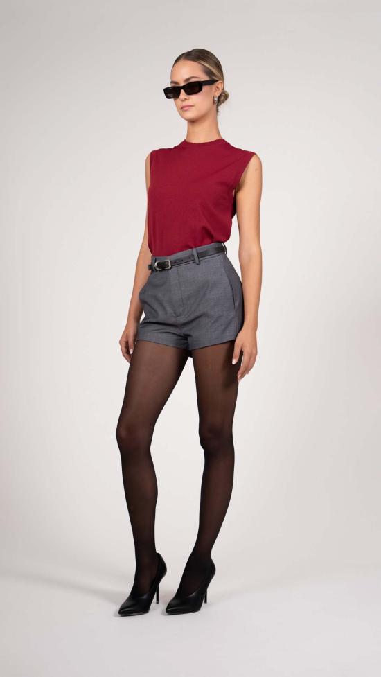  파렌테지 숏팬츠 카밀 미니 숏 그레이 - PARENTEZI