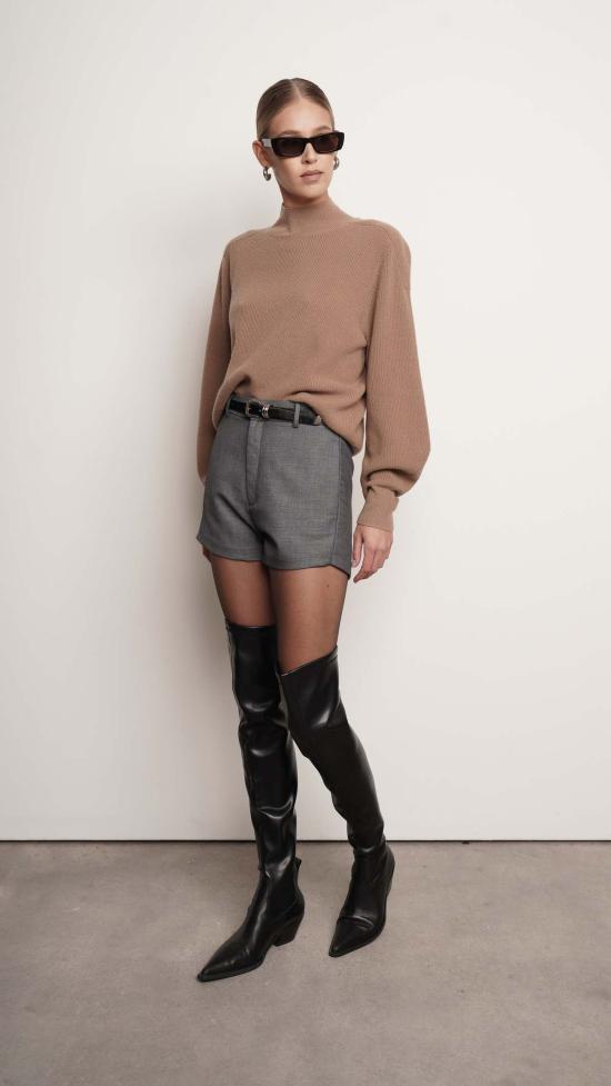  파렌테지 숏팬츠 카밀 미니 숏 그레이 - PARENTEZI