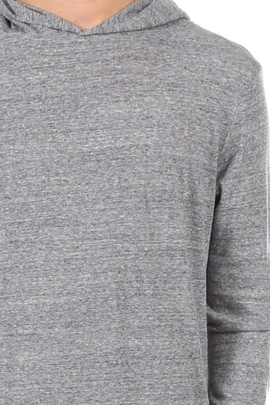  Blue&Cream 후드 티셔츠 블루&크림 58 풀오버 후디 블루 멜란지 - BLUE&CREAM