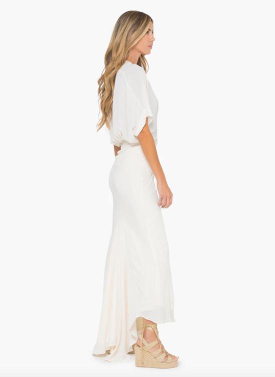  제이비큐 롱 스커트 저스트비 퀸 킹즐리 스커트 본 - JBQ