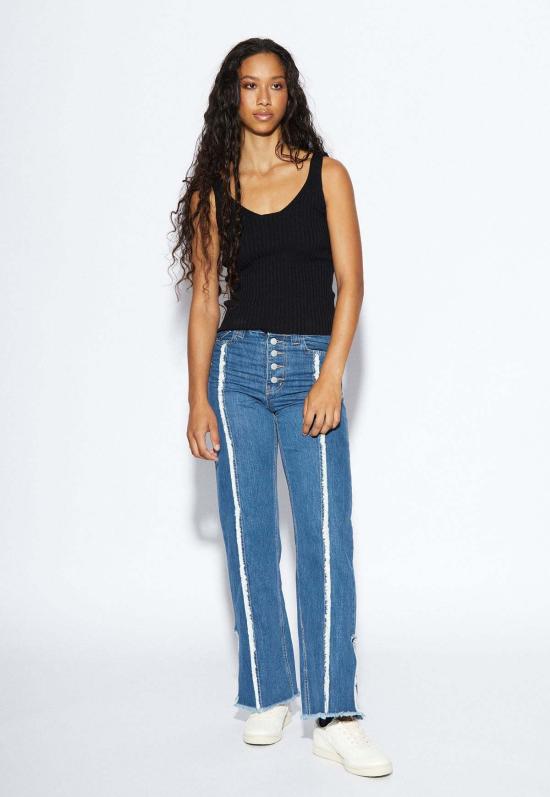  The Knotty Ones 민소매 티셔츠 더 노티 원스 업 니트 탱크 블랙 - OTHER BRANDS