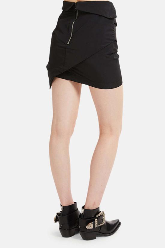  알티에이 숏 스커트 Rt A Lizzie 멀티 지퍼 스커트 트랙 블랙 - RTA