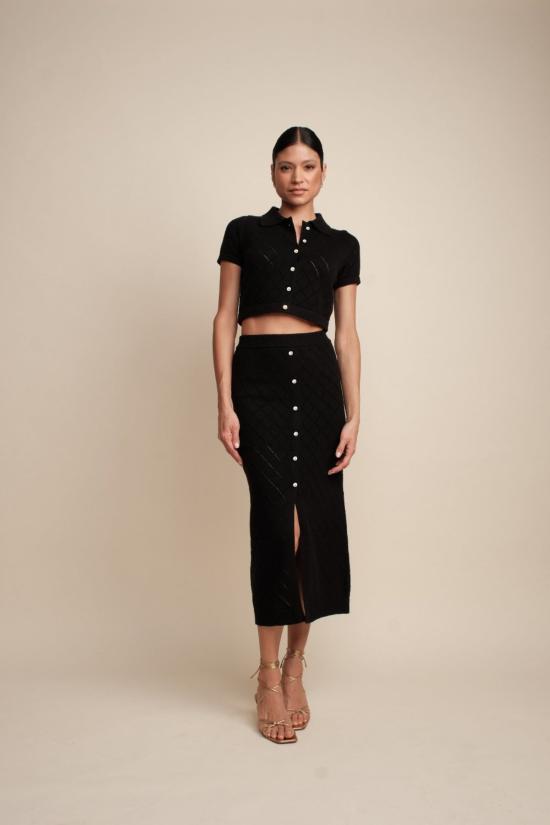  헤브론 가디건 아를렛 카디건 블랙