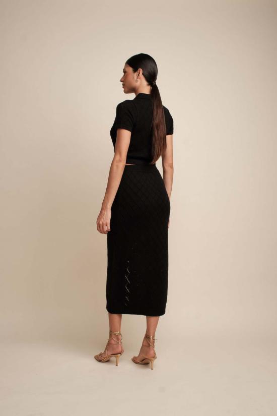  헤브론 가디건 아를렛 카디건 블랙 - HEVRON