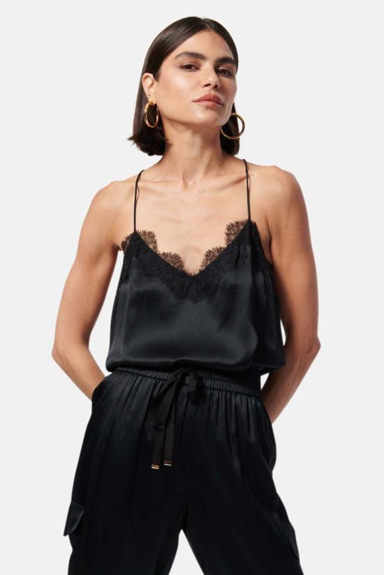  카미 뉴욕 민소매 티셔츠 캐미 뉴욕 레이서 샤르뫼즈 캐미 블랙