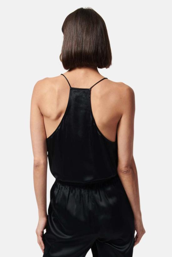  카미 뉴욕 민소매 티셔츠 캐미 뉴욕 레이서 샤르뫼즈 캐미 블랙 - CAMI NYC