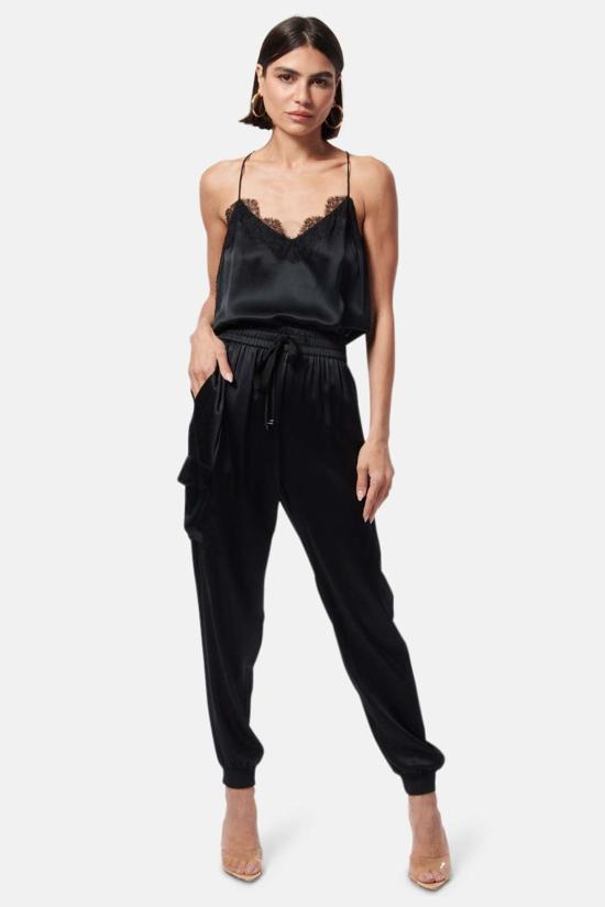  카미 뉴욕 민소매 티셔츠 캐미 뉴욕 레이서 샤르뫼즈 캐미 블랙 - CAMI NYC