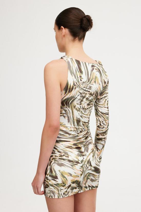  시그니피컨트 아더 숏 원피스 Significant Other Freda 미니 드레스 테크니컬러 - SIGNIFICANT OTHER