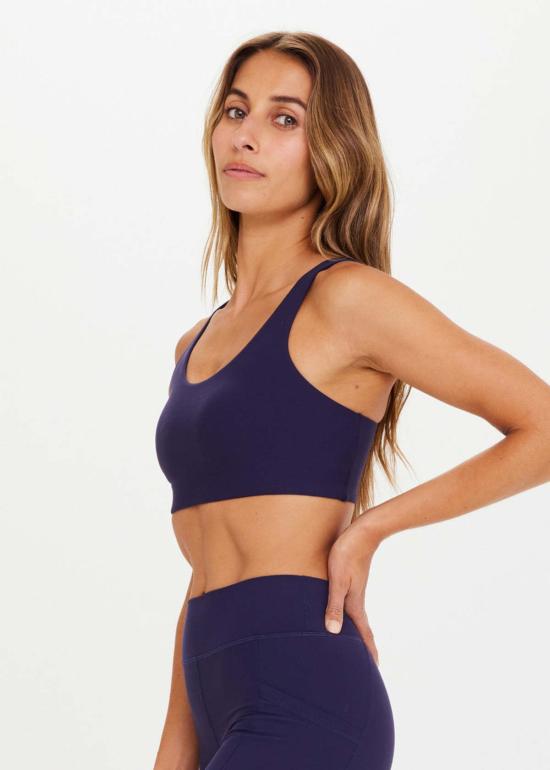  더 업사이드 브라 업사이드 피치드 제이드  네이비 - THE UPSIDE