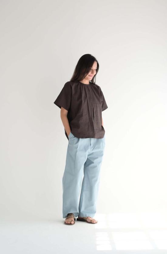  소피 드후레 스트레이트 팬츠 소피 도르 프루프 팬츠 레이크