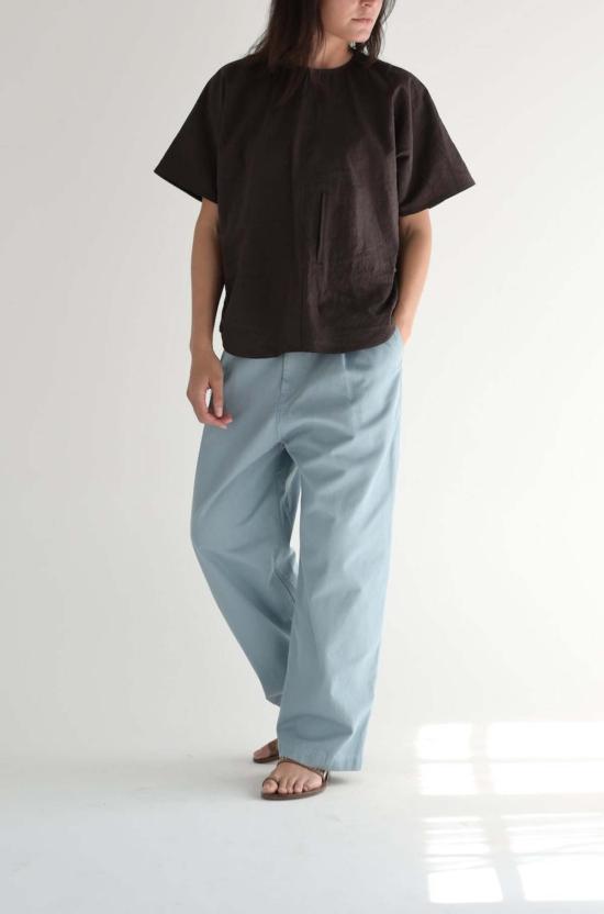  소피 드후레 스트레이트 팬츠 소피 도르 프루프 팬츠 레이크 - SOFIE D'HOORE