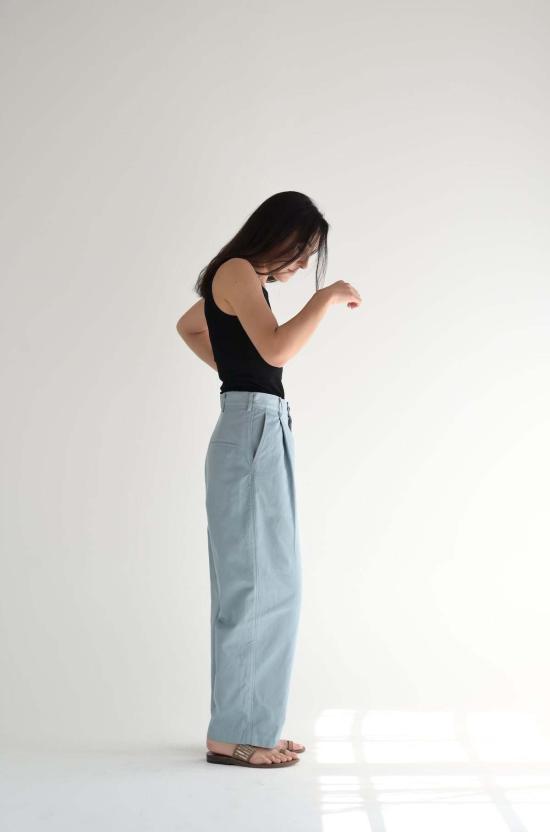  소피 드후레 스트레이트 팬츠 소피 도르 프루프 팬츠 레이크 - SOFIE D'HOORE