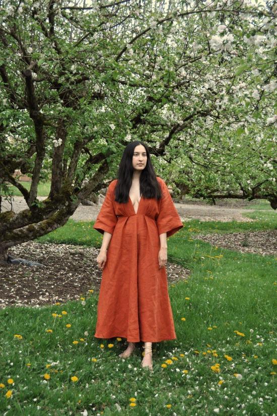  코코볼로 롱 원피스 플로렌스 드레스 테라코타 - COCOBOLO