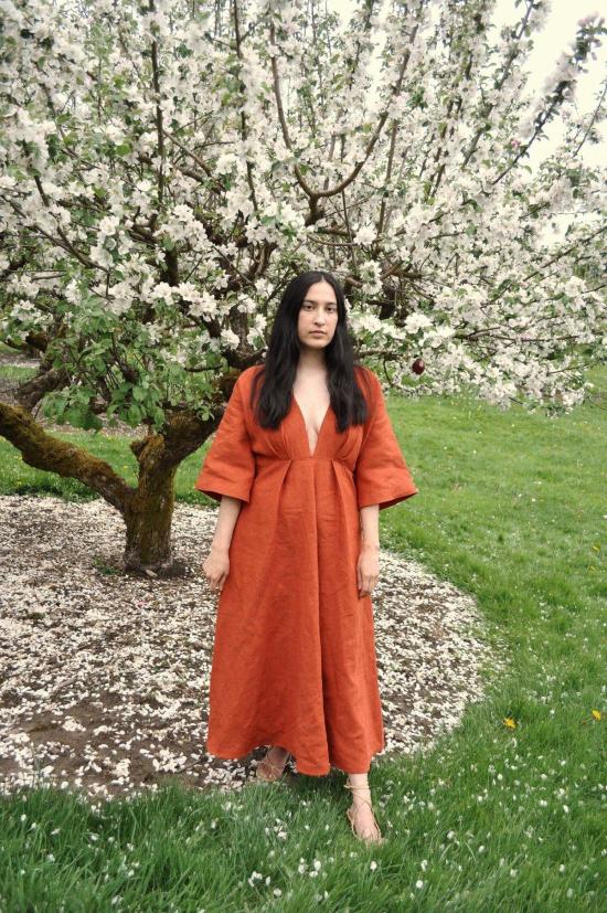  코코볼로 롱 원피스 플로렌스 드레스 테라코타 - COCOBOLO