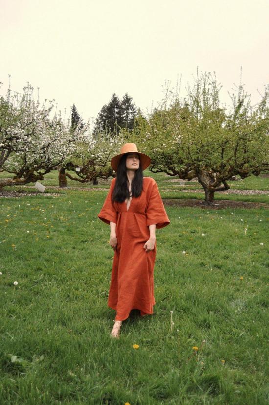  코코볼로 롱 원피스 플로렌스 드레스 테라코타 - COCOBOLO