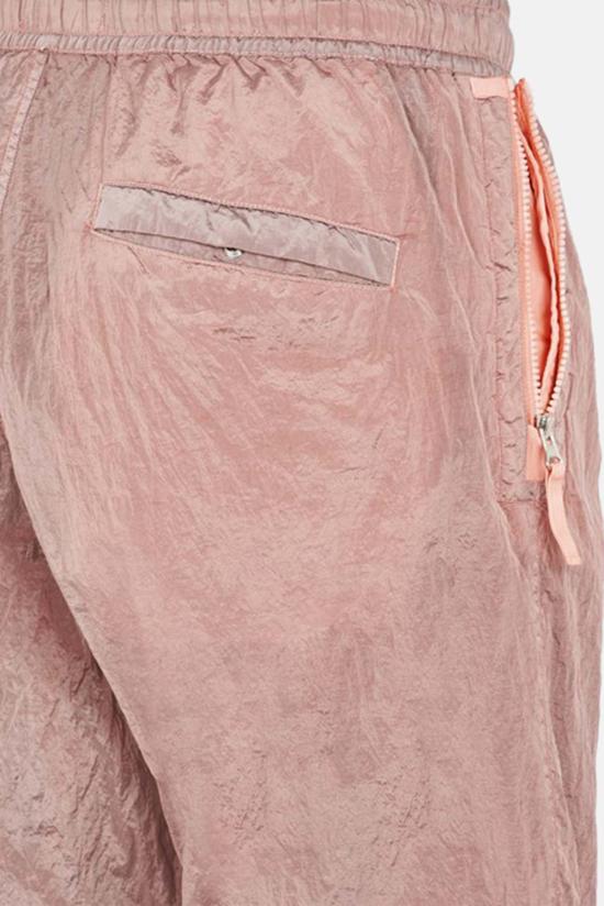  스톤 아일랜드 트레이닝/조거 팬츠 스톤아일랜드 에코닐 나일론 메탈 루즈 팬츠 핑크 - STONE ISLAND