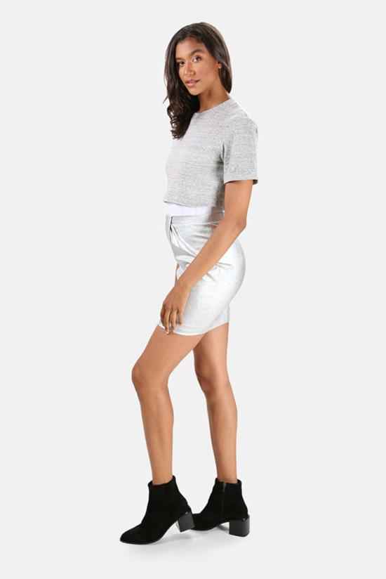  알티에이 숏 원피스 Rt A Naomi 드레스 사운드 실버 - RTA