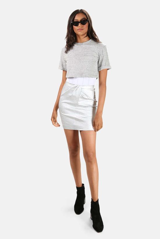  알티에이 숏 원피스 Rt A Naomi 드레스 사운드 실버