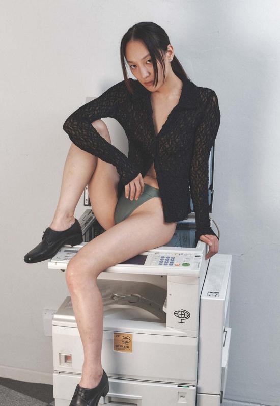  퍼머넌트 베케이션 가디건 임프레션 레이스 카디건 블랙 - PERMANENT VACATION