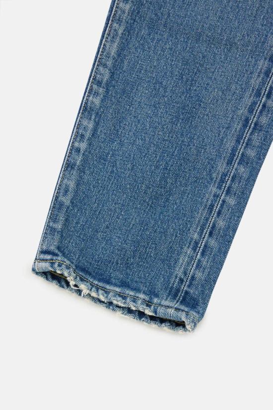  마우지 데님 팬츠 무시 아베날 테이퍼드 블루 - MOUSSY