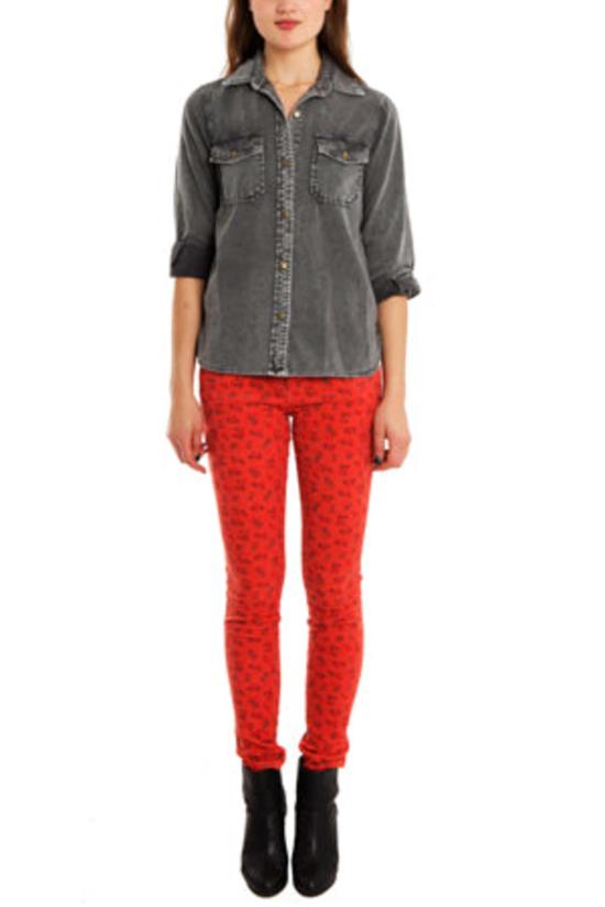  커런트엘리엇 데님 팬츠 현재/엘리엇 앵클 스키니 진 포피 디치 - CURRENT ELLIOT