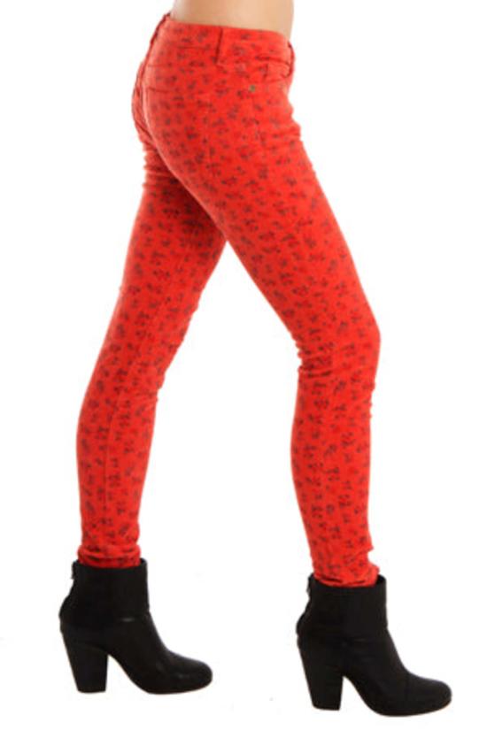  커런트엘리엇 데님 팬츠 현재/엘리엇 앵클 스키니 진 포피 디치 - CURRENT ELLIOT