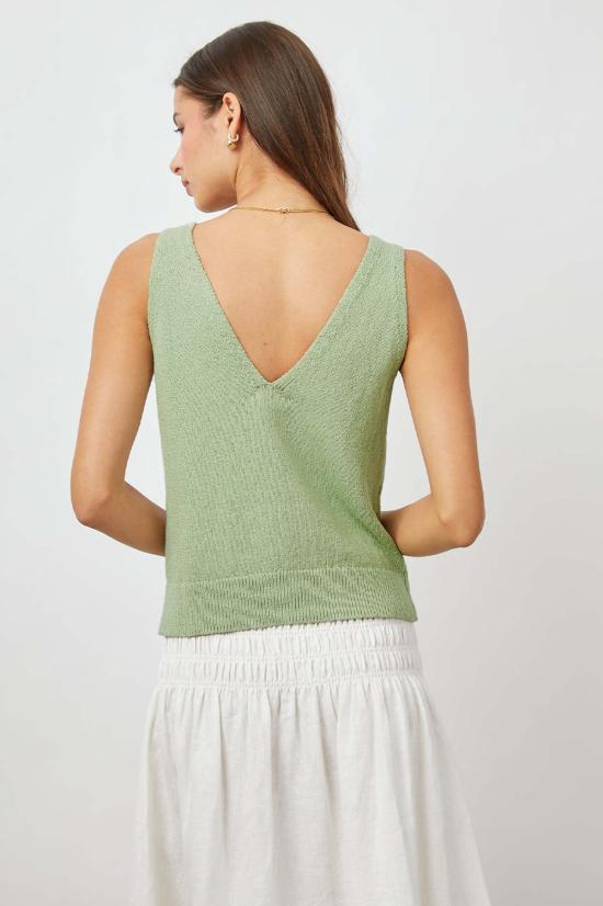  레일즈 민소매 티셔츠 레일스 메이즈 니트 탱크 세이지 - RAILS