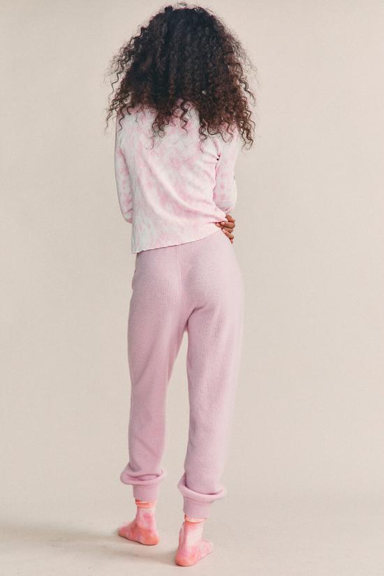  러브쉐이크팬시 긴팔 티셔츠 러브 쉑 팬시 율리아 탑 슈가 포피 핸드 다이 - LOVESHACKFANCY