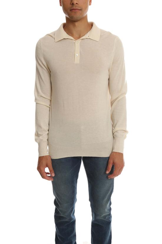  Simon Spurr 폴로 티셔츠 사이먼 스퍼 캐시미어 럭비 화이트