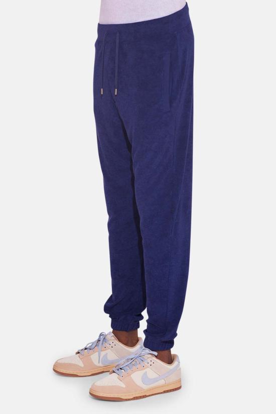  블루&크림 트레이닝/조거 팬츠 테리 조거 리치 네이비 - BLUE&CREAM