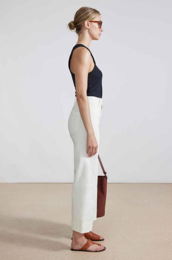  어피스 어파트 스트레이트 팬츠 Apiece Apart Chino Merida Pant Cream - APIECE APART